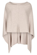 Claudisse S Cape 118889 | Mushroom Melange | Cardigan fra Freequent