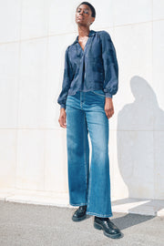 Dara Hera Jeans Long | Blue | Jeans fra Mos Mosh