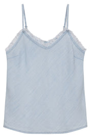 Renna Top 206118 | Light Blue Denim | Top fra Freequent