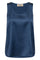 Astrid Silk Tank Top | Ensign Blue | Bluse fra Mos Mosh