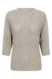 Tapper Pullover 205788 | Simply Taupe | Strik fra Freequent