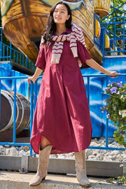 Molly Dress | Plum | Kjoler fra Black Colour