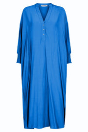 Sunrise Smock Tunic Dress | New Blue l Kjole fra Co'couture