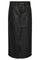 Phoebe Leather Slit Skirt | Black | Nederdel fra Co'couture