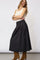 Poppycc Pleat Scallop Skirt | Dark Brown | Nederdel fra Co'Couture