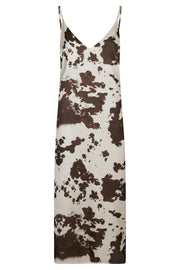 Kamran Cow Print Dress | Brown | Kjole fra Neo Noir