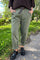 Cotton Frill Pants | Army | Bukser fra Atelier C