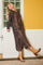 Jasmine Long Dress | Coffee | Kjole fra Black Colour