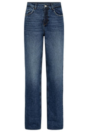 Relee Chrome Jeans  Long | Mid Blue | Jeans fra Mos Mosh