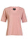 Ulla Ss Vneck Tshirt | Dusty Rose | T-Shirt fra Liberté