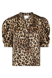 Roella Leo Blouse | Leopard | Bluse fra Neo Noir