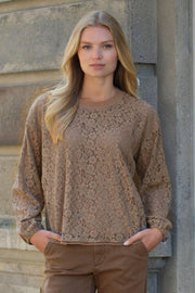 Claire Blouse 2822 | Coffee Latte | Bluse fra Prepair