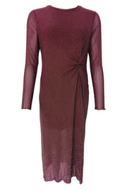 Alexis Dress W/Stones | Plum | Kjole fra Black Colour
