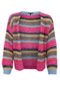 Milly Knit Cardigan | Red Multi | Strik fra Black Colour
