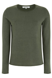 Marla O-Neck Roll Edge Knit | Tea Leaf | Strik fra Soft Rebel