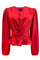 Tiki Ls Twist Blouse | Red | Bluse fra Liberté