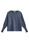 Visit Pullover 208101 | Vintage Indigo | Strik fra Freequent – nedsat