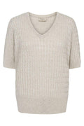Dalva Pullover 205549 | Moonbeam Melange | Strickwaren von Freequent