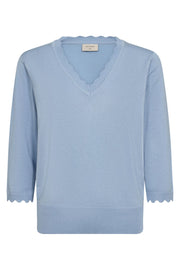 Katie Pullover 205414 | Chambray Blue | Strik fra Freequent