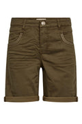 Naomi Treasure Shorts Shorts | Burnt Olive | Shorts fra Mos Mosh – nedsat