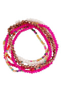 Bohemian Pearl Bracelets | Pink | Armbånd fra Birdsong
