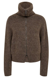 Hulda Knit Zip Cardigan | Bracken | Strik fra Mos Mosh