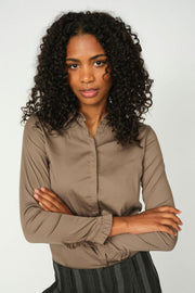 Mattie Flip Shirt | Falcon | Skjorte fra Mos Mosh