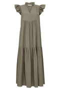 Waldy Izha Dress  | Burnt Olive | Kjole fra Mos Mosh
