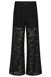 Sia Simili Lace Pant 31678 | Black | Bukser fra Co'couture