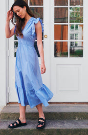 Pollana Poplin Dress | Sky Blue | Kjole fra Neo Noir