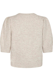 Trudy Knit Cardigan | Beige Melange | Strik fra Neo Noir