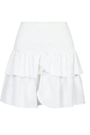 Carin Heavy Sateen Skirt 161994 | White | Nederdel fra Neo Noir