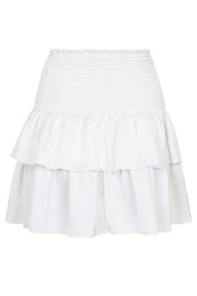 Carin Heavy Sateen Skirt 161994 | White | Nederdel fra Neo Noir