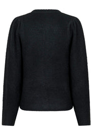 Nuna Knit Cardigan | Black | Cardigan fra Neo Noir