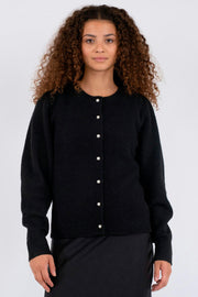 Nuna Knit Cardigan | Black | Cardigan fra Neo Noir