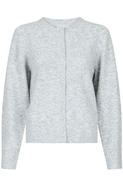 Nuna Knit Cardigan | Light Grey Melange | Cardigan fra Neo Noir