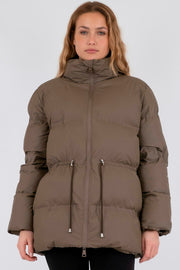 Mayra C Puffer Jacket 162394 | Dark Taupe | Jakke fra Neo Noir