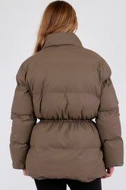 Mayra C Puffer Jacket 162394 | Dark Taupe | Jakke fra Neo Noir