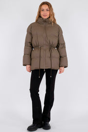 Mayra C Puffer Jacket 162394 | Dark Taupe | Jakke fra Neo Noir