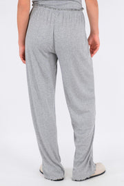 Serafina Pointelle Pants 162503 | Light Grey | Bukser fra Neo Noir