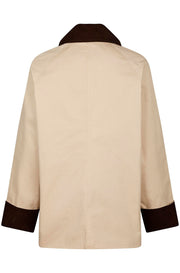 Anastacia Cord Jacket | Ivory | Jakke fra Neo Noir