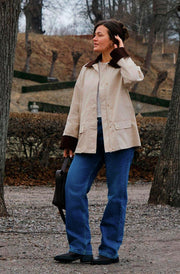 Anastacia Cord Jacket | Ivory | Jakke fra Neo Noir