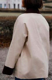 Anastacia Cord Jacket | Ivory | Jakke fra Neo Noir