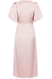 Illana Heavy Sateen Dress | Dusty Rose | Kjole fra Neo Noir