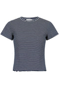 Lonnie Stripe Tee 162882 | Dunkelblau | T-Shirt von Neo Noir – nedsat