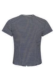 Lonnie Stripe Tee 162882 | Dark Navy | T-Shirt fra Neo Noir