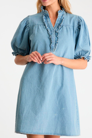 Alma Denim Dress | Stonewash | Kjole fra Neo Noir