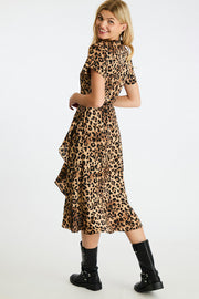 Magga Leo Dress | Leopard | Kjole fra Neo Noir