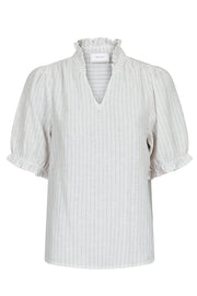 Odesa Simple Stripe Blouse | Off White | Bluse fra Neo Noir