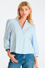 Barba Stripe Shirt | Light Blue | Skjorte fra Neo Noir